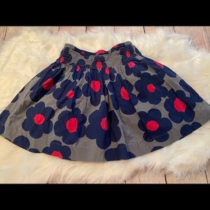 Mini Boden floral skirt size 9/10 yr. EUC
